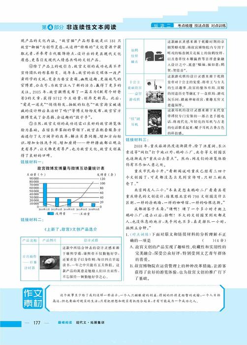 非连续性文本阅读——中考版