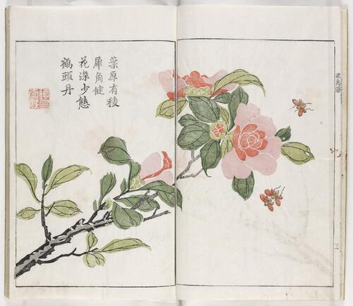 页面提取自－芥子园画传.三集.六卷.清.王槩等辑摹.日本宽延元年河南四郎右衛門彩色套印本.1748年-3