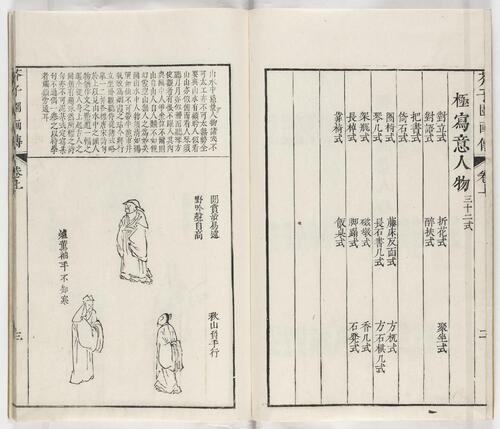 页面提取自－芥子园画传.三集.六卷.清.王槩等辑摹.日本宽延元年河南四郎右衛門彩色套印本.1748年-5