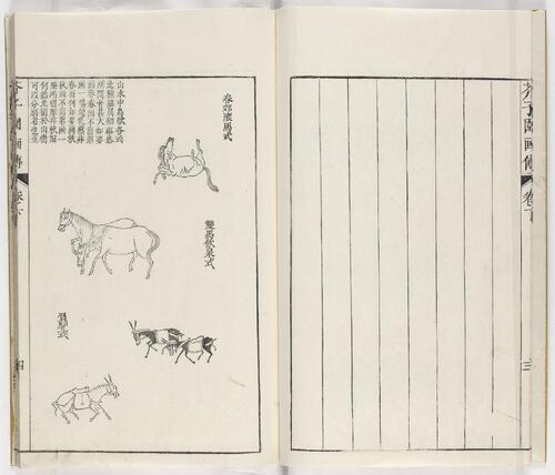 页面提取自－芥子园画传.三集.六卷.清.王槩等辑摹.日本宽延元年河南四郎右衛門彩色套印本.1748年-6