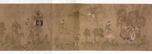 洛神赋图.第一卷.东晋.顾恺之画.宋摹本.65500x1720像素.故宫博物院藏