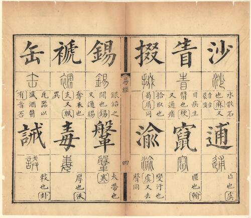 页面提取自－十三经集字摹本.清彭玉雯纂刊.万青铨校正.张小浦鉴定.道光29年刊.1849年-5