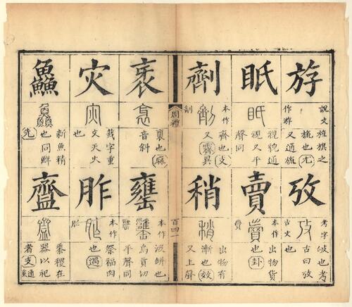 页面提取自－十三经集字摹本.清彭玉雯纂刊.万青铨校正.张小浦鉴定.道光29年刊.1849年-8