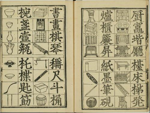 魁本对相四言杂字.明洪武辛亥孟秋吉日金陵王氏勤有书堂新刊.复刻本