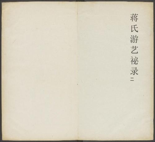 蒋氏游艺祕录.二卷.九种.清.蒋衡等撰.潘浚书.清乾隆五十九年精写刊本-2